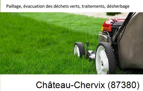 Entreprise de paysage pour entretien de jardin Château-Chervix-87380