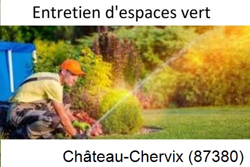 Aménagement extérieur à Château-Chervix-87380