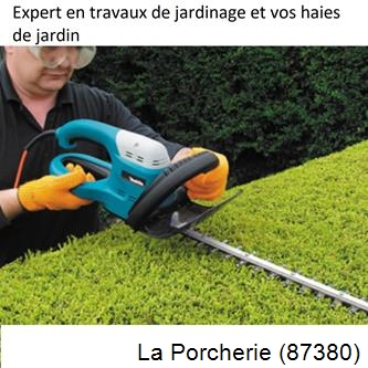 Taille et entretien jardin La Porcherie-87380