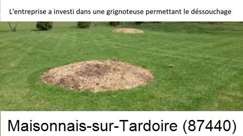 Artisan pour déssouchage d'arbres Maisonnais-sur-Tardoire-87440