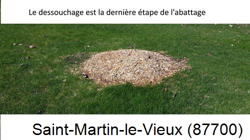déssouchage d'arbres Saint-Martin-le-Vieux-87700